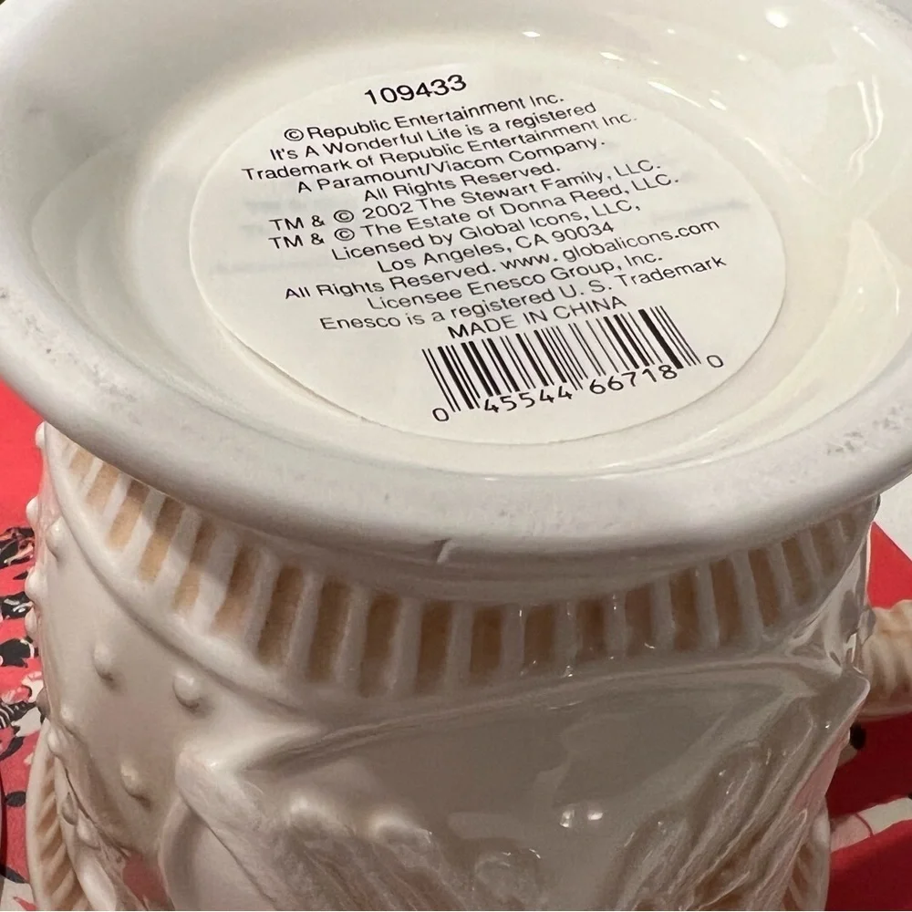 Vintage 2002 It's a Wonderful Life Mugs Angel Wings Christmas - Picture 9 of 9